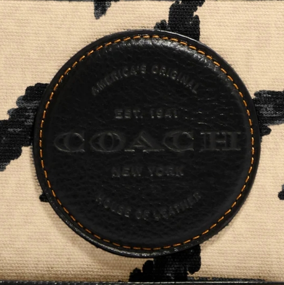 Coach Dempsey Large Wallet With Houndstooth Print - Picture 4 of 15